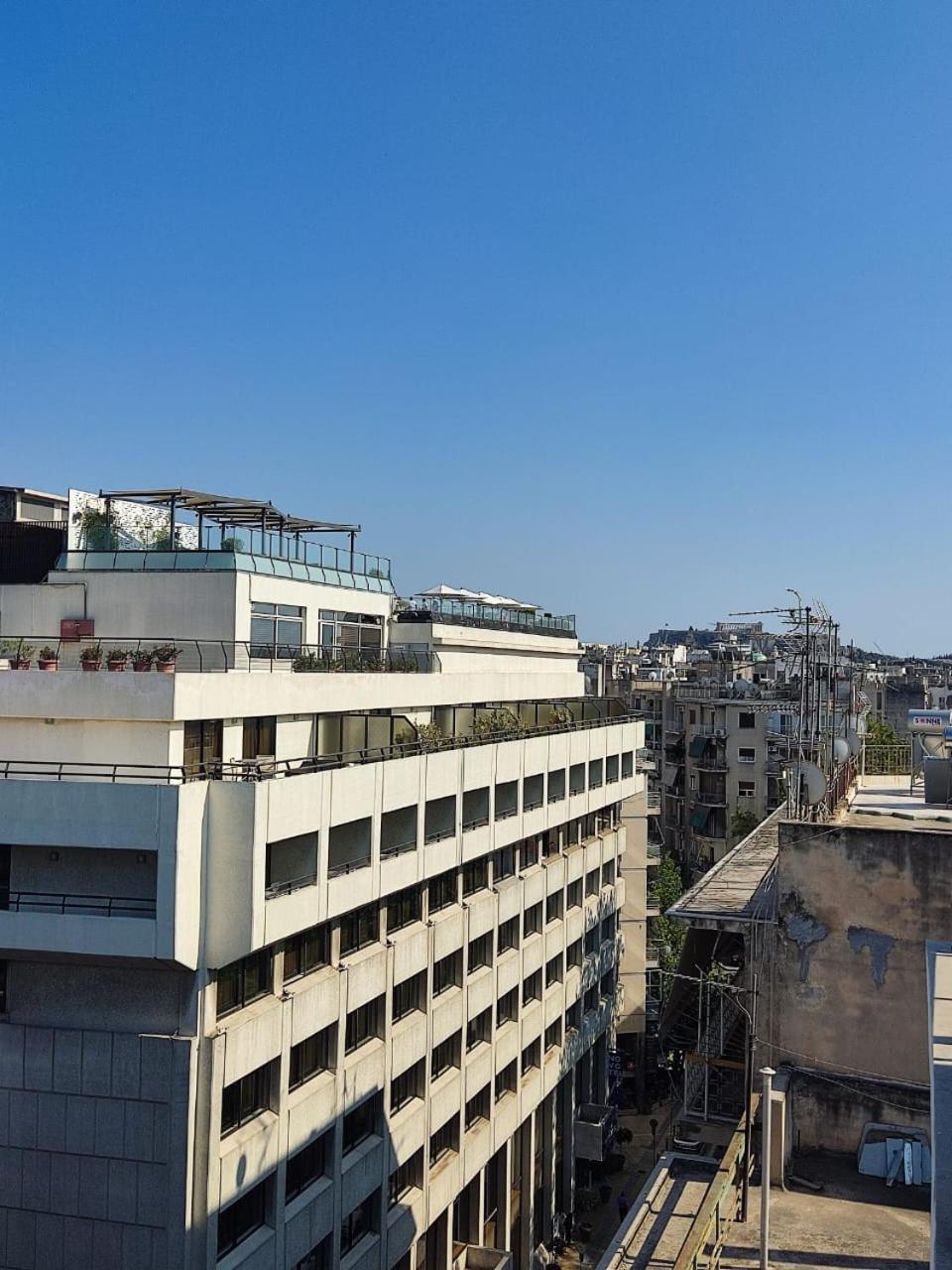 Voda Luxury Residence #401 - Acropolis View Rooftop Atenas Exterior foto